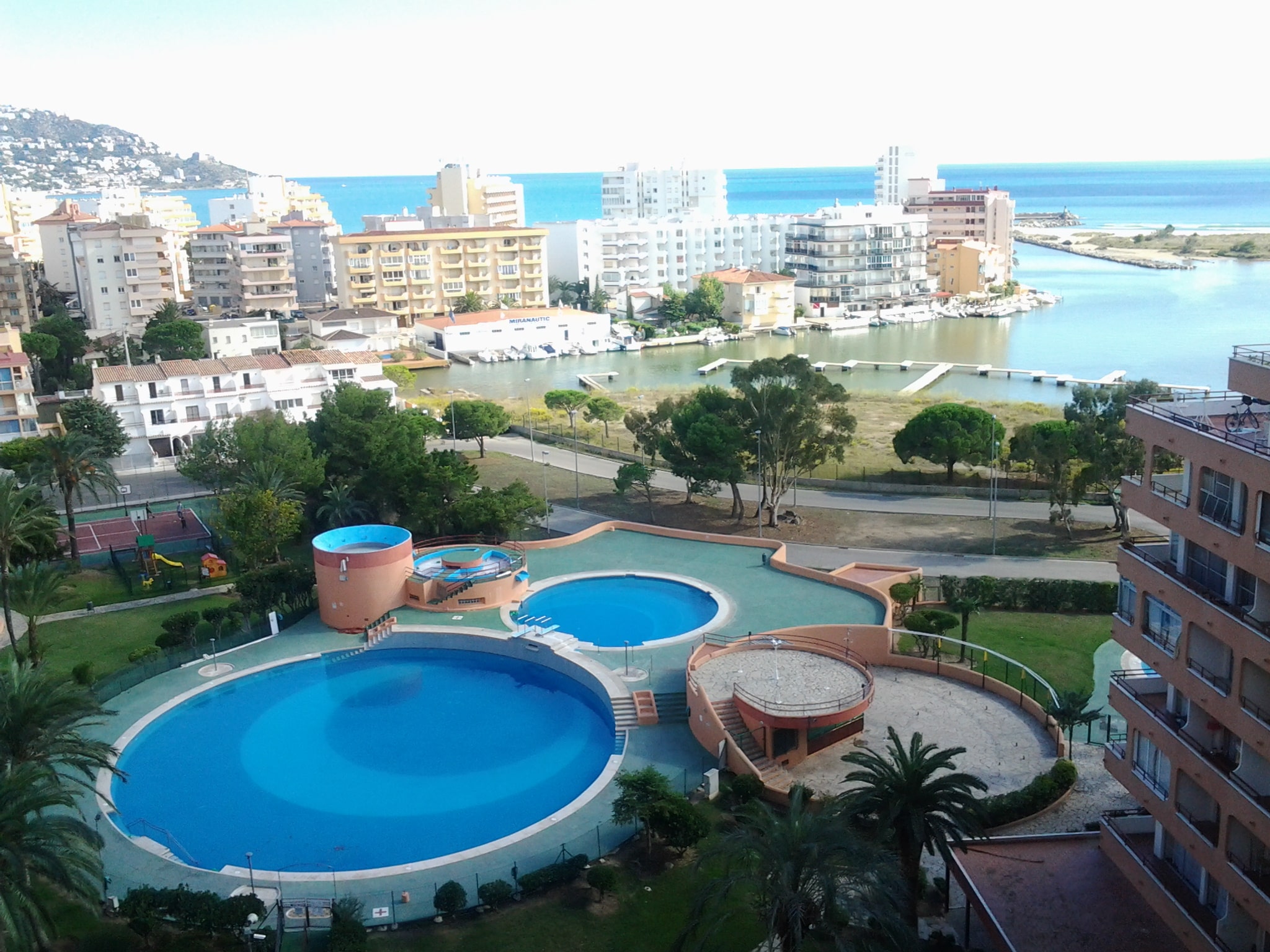 Photo vue sur balcon